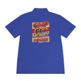 GMP God Money Power Graphic Polo Shirt – Retro Motivational Men's Sport Polo