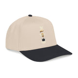 Vertical Wildlife Icons Mid-Profile Baseball Cap — Nature Lover Trucker Hat