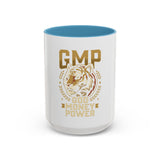 GMP God Money Power Accent Coffee Mug – Gold Tiger Design (11/15oz)