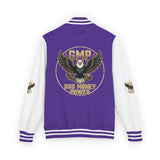 Letterman Jacket — GMP God Money Power Eagle Retro Varsity Jacket