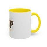 GMP 'God Money Power' Accent Coffee Mug — 11/15 oz Inspirational Ceramic