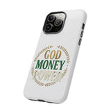 Phone Case — "God Money Power" Inspirational Religious Design