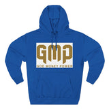 GMP Hoodie — "God Money Power" Bold Gold Graphic Fleece Pullover