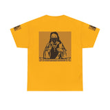 Jesus Bandana Graphic Tee — "God Money Power" Streetwear T-Shirt