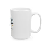 GMP Chrome Logo Mug — Good Money Power Ceramic Coffee Cup (11oz, 15oz)