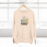 God Money Power Hoodie — Three-Panel Fleece Graphic Hoodie