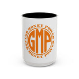 Money Power Circle Accent Coffee Mug — GMP Retro Logo 11/15oz