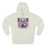 Patriotic 'God Money Power' Hoodie — Americana Flag Graphic Fleece Hoodie