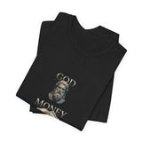 God Money Power- T-Shirt — Stacked Icons Graphic Tee