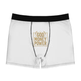 God Money Power Boxer Briefs — Men's Religious Graphic Underwear