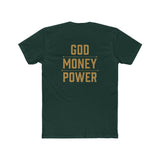 God Money Power T-Shirt — Crown & Fist Graphic Tee