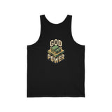God Power Tank Top — Faith-Inspired Graphic Jersey Tank