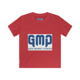 Kids Tee — GMP (God Money Power) Christian Faith Youth T‑Shirt, Inspirational Religious Graphic