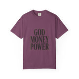 God Money Power T-Shirt — Bold Faith & Hustle Graphic Tee
