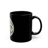 God Money Power Black Coffee Mug — Inspirational Faith & Wealth Ceramic Cup (11oz/15oz)