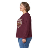 Long Sleeve Tee — “Put God First, Hustle for the Money” Inspirational Faith Shirt