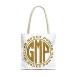 God Money Power Tote Bag — GMP Gold Logo Canvas Tote