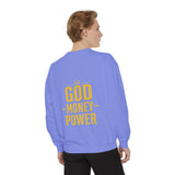 GMP "God Money Power" Sweatshirt — Gold Foil Graphic Crewneck