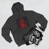 Red Devil Graphic Hoodie — Vintage Occult Illustration Sweatshirt