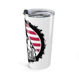 20oz Tumbler — 'God Money Power' Patriotic Bandana Saint Travel Mug