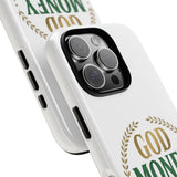 Phone Case — "God Money Power" Inspirational Religious Design