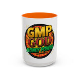 GMP God Money Power Coffee Mug – Bold Comic-Style Accent Mug (11/15oz)