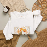 Egyptian Pyramid Sun Graphic Sweatshirt - "Good Morning, Pharaoh" Crewneck