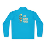 Quarter-Zip Pullover — GMP Gold Logo (God Money Power)