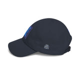 Dad Cap — Blue Sequin Statue Patch Embroidered Baseball Hat