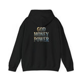 God Money Power Hoodie — Graphic Religious Inspirational Pullover