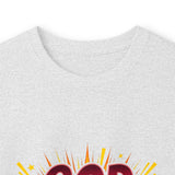 God Money Power Long Sleeve Tee — Inspirational Faith & Wealth Graphic Shirt