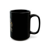 God Money Power Black Mug — Inspirational Faith & Prosperity Coffee Cup