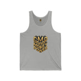 Good Money Power Tank Top — Retro 3D Gold Typography Muscle Tee