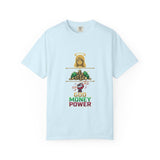 God Money Power T-Shirt — Angel, Stacks of Cash Graphic Tee