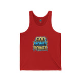 God Money Power Tank Top — Bold Graphic Faith & Hustle Sleeveless Tee