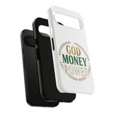 Phone Case — "God Money Power" Inspirational Religious Design
