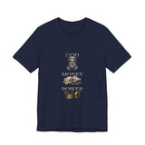 God Money Power- T-Shirt — Stacked Icons Graphic Tee