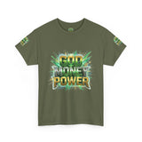 God Money Power Tee — Bold Faith & Wealth Graphic T-Shirt