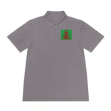 Men's Polo Shirt — 'God Money Power' Retro Graphic Sports Polo