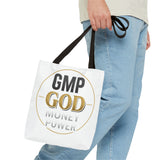 GMP God Tote Bag - 'GOD' Gold Emblem Canvas Tote