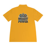 God Money Power Polo Shirt — Men's Motivational Sport Polo