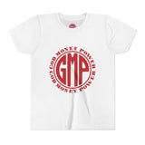 Youth Tee — 'GMP' God Money Power Circle Graphic