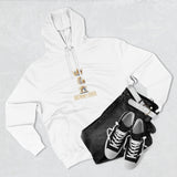 God Money Power Hoodie — Crown & Coin Vertical Graphic Fleece Hoodie