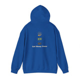 God • Money • Power Hoodie — Minimal Faith & Ambition Graphic Hoodie