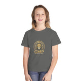 Youth Tee — Gold Lion Crest "GMP" Graphic