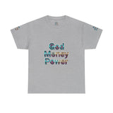 Graphic Tee — "God Money Power" Spiritual Streetwear T-Shirt