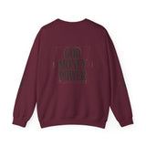 Crewneck Sweatshirt — "GOD MONEY POWER" Bold Typography Pullover