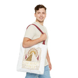 Tote Bag — 'God Money & Power' Pyramid Graphic Tote