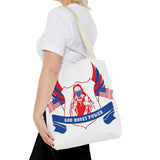 Tote Bag — Patriotic 'God Money Power' Religious Graphic Tote