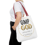 GMP God Tote Bag - 'GOD' Gold Emblem Canvas Tote
